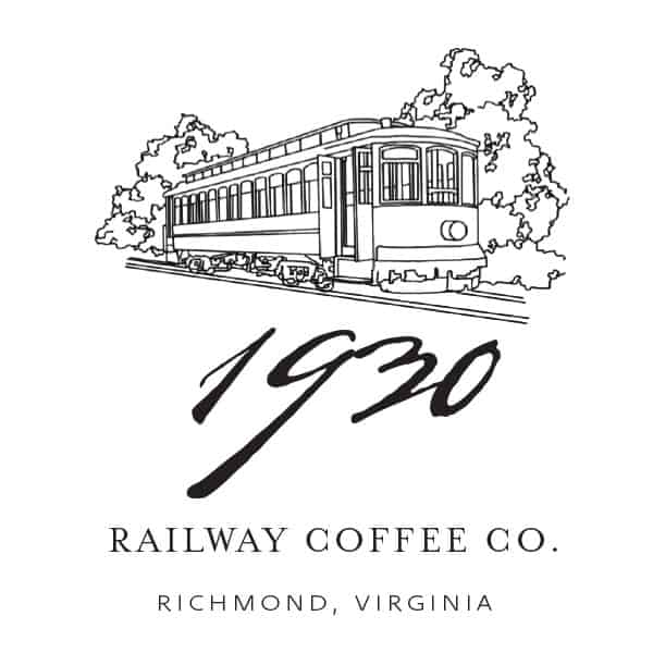 Railway Coffee Co Logo Design Illustration