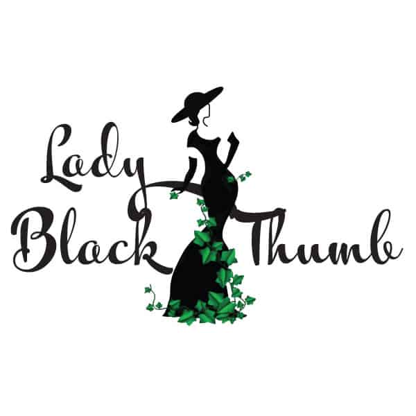 Lady Black Thumb Logo Design