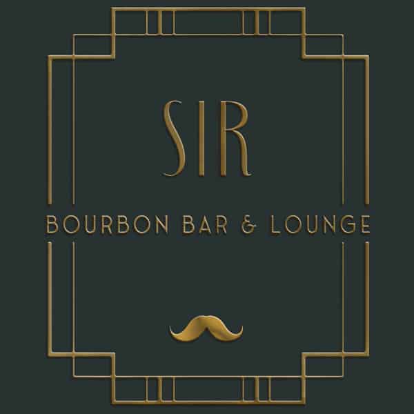 Bourbon Bar Lounge Logo Design